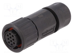 Connector: circular; Series: eco|mate Aquarius; plug; female; 250V