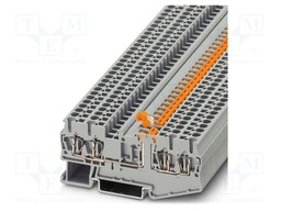 Splice terminal: rail; 20A; 400V; spring clamp; PA; 0.08÷4mm2