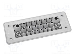 Multigate grommet; grey; Holes no: 30; -40÷90°C; UL94V-0; IP66; MHF
