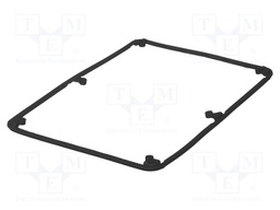 Gasket; elastomer thermoplastic TPE; Series: BoPad; Colour: black