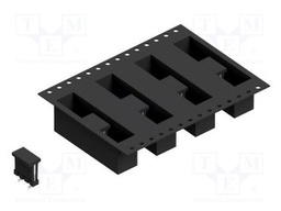 Connector: pin strips; pin header; male; PIN: 4; 2.54mm; SMT; 1x4