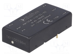 Converter: DC/DC; 15W; Uin: 40÷160V; 12VDC; Iout: 1.25A; 2"x1"; 28g