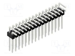 Connector: pin strips; pin header; male; PIN: 32; 2.54mm; THT; 2x16