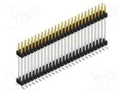 Connector: pin strips; pin header; male; PIN: 52; 2.54mm; SMT; 2x26