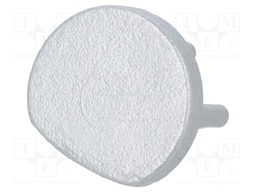 Cap for LED profiles; silver; ABS; Application: PEN8