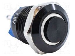 Switch: vandal resistant; Pos: 2; SPST-NO; 2A/36VDC; IP65; OFF-(ON)