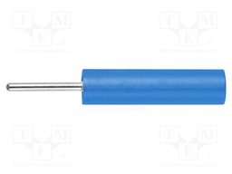 Socket; 4mm banana; 20A; 1kV; 38mm; blue; nickel plated; -25÷80°C