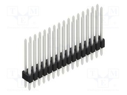 Connector: pin strips; pin header; male; PIN: 32; 1.27mm; THT; 2x16