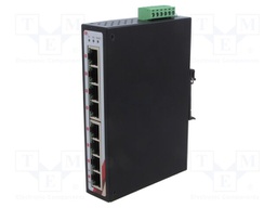 Switch PoE Ethernet; unmanaged; Number of ports: 8; 48÷55VDC