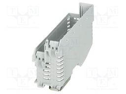 Enclosure base; grey; UL94V-0; ME-IO 37,6; for DIN rail mounting