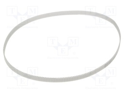Timing belt; T2.5; W: 10mm; H: 1.3mm; Lw: 600mm; Tooth height: 0.7mm