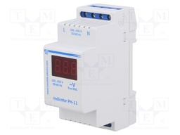 Module: voltage indicator; 230VAC; Mounting: DIN; 90x36x59.5mm