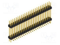 Connector: pin strips; pin header; male; PIN: 48; 2.54mm; SMT; 2x24