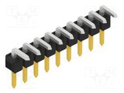 Connector: pin strips; pin header; male; PIN: 9; 2.54mm; THT; 1x9