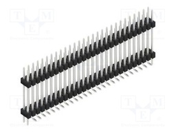 Connector: pin strips; pin header; male; PIN: 56; 2.54mm; SMT; 2x28