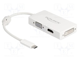 Adapter; High Speed,single link; Full HD 1080p,UHD 2160p; 0.13m