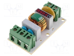 Filter: anti-interference; 250VAC; 0.1uF; 500uH; Ioper.max: 4A