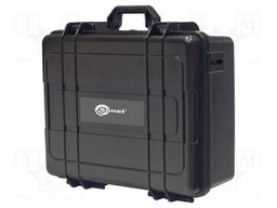 Hard carrying case; Colour: black; Mat: plastic; 1pcs.