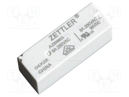 Relay: electromagnetic; SPDT; Ucoil: 12VDC; 8A; 8A/250VAC; 8A/30VDC