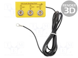 Grounding of cable systems; ESD; 2.9m; 45g