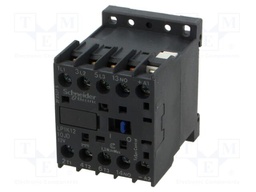 Contactor: 3-pole; NO x3; Auxiliary contacts: NO; 12VDC; 12A; 690V
