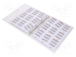 Kit: resistors; THT; ±5%; 3,9Ω÷4,7MΩ + 0Ω; No.of val: 80; Pcs: 1600