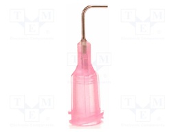 Needle: steel; 0.5"; Size: 20; bent at 45°; Mounting: Luer Lock