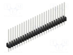Connector: pin strips; pin header; male; PIN: 26; 1.27mm; THT; 1x26