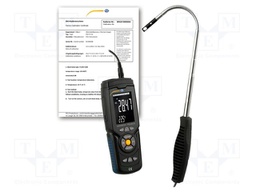Thermoanemometer; LCD 3"; Velocity measuring range: 0.3÷30m/s