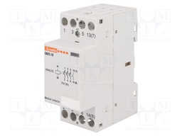 Contactor: 4-pole installation; NO x4; 24VAC; 24VDC; 25A; DIN; CN25