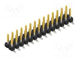 Connector: pin strips; pin header; male; PIN: 28; 2.54mm; SMT; 2x14