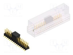 Connector: pin strips; pin header; male; PIN: 30; 2.54mm; SMT; 2x15