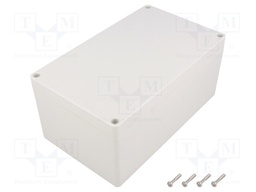 Enclosure: multipurpose; X: 120mm; Y: 200mm; Z: 90mm; 1554; ABS; grey