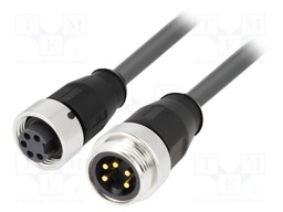 Cable: for sensors/automation; 7/8"-7/8"; 1.5m; male; female; plug