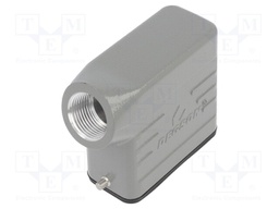 Enclosure: for HDC connectors; size D10A; for cable; for latch