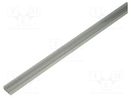 Profiles for LED modules; transparent; surface; L: 2m; aluminium