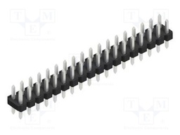 Connector: pin strips; pin header; male; PIN: 36; 2.54mm; THT; 2x18
