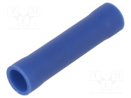 Butt splice; insulated; brass; 1.5÷2.5mm2; tinned; crimped; 27A