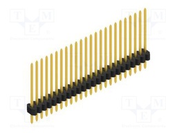 Connector: pin strips; pin header; male; PIN: 24; 1.27mm; THT; 1x24