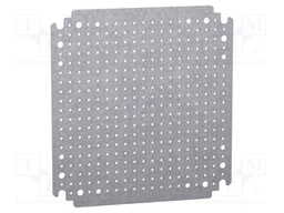 Mounting plate; microperforated