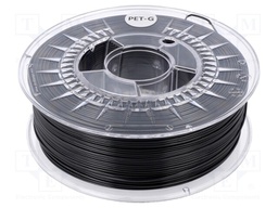 Filament: PET-G; 1.75mm; dark grey; 220÷250°C; 1kg; ±0,05mm