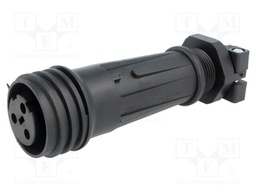 Connector: circular; plug; female; PIN: 3; Buccaneer 900; for cable