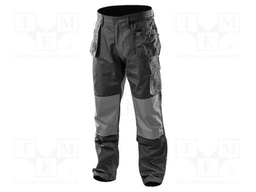 Dungarees; Size: 52,L; grey; HD; 267g/m2