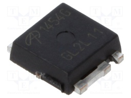 Transistor: N-MOSFET; unipolar; 40V; 46A; 20.5W; UltraSO8