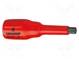 Socket; Kind of wrench: hex key,insulated,socket spanner; 1kV