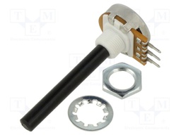 Potentiometer: shaft; single turn; 470Ω; ±20%; 0.4W; linear; 6mm