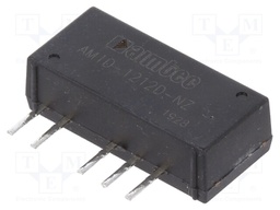 Converter: DC/DC; 1W; Uin: 10.8÷13.2V; Uout: 12VDC; Uout2: -12VDC