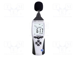 Meter: sound level; LCD 3,5 digit; Sound level meas: 30÷130dB