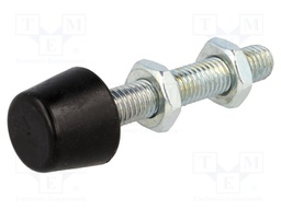 Clamping bolt; Thread: M10; Base dia: 20mm; Kind of tip: flat