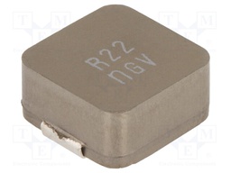 Inductor: ferrite; 220nH; Ioper: 53A; 1.1mΩ; ±20%; Isat: 100A